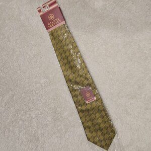 Gianni VERSACE V2 vtg green gold 4 inch tie
